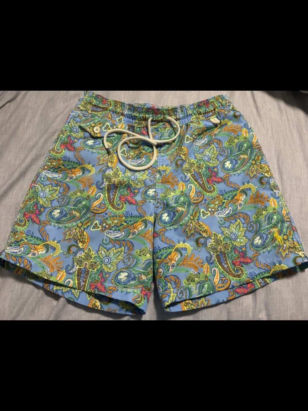 Men’s XS Polo Ralph Lauren Paisley Swim Shorts